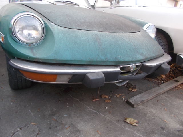 1974 ALFA ROMEO SPIDER 2000 with Stainless Steel Bumpers RESTORE or PARTS DONOR 1974 Alfa Romeo Spider Convertible
