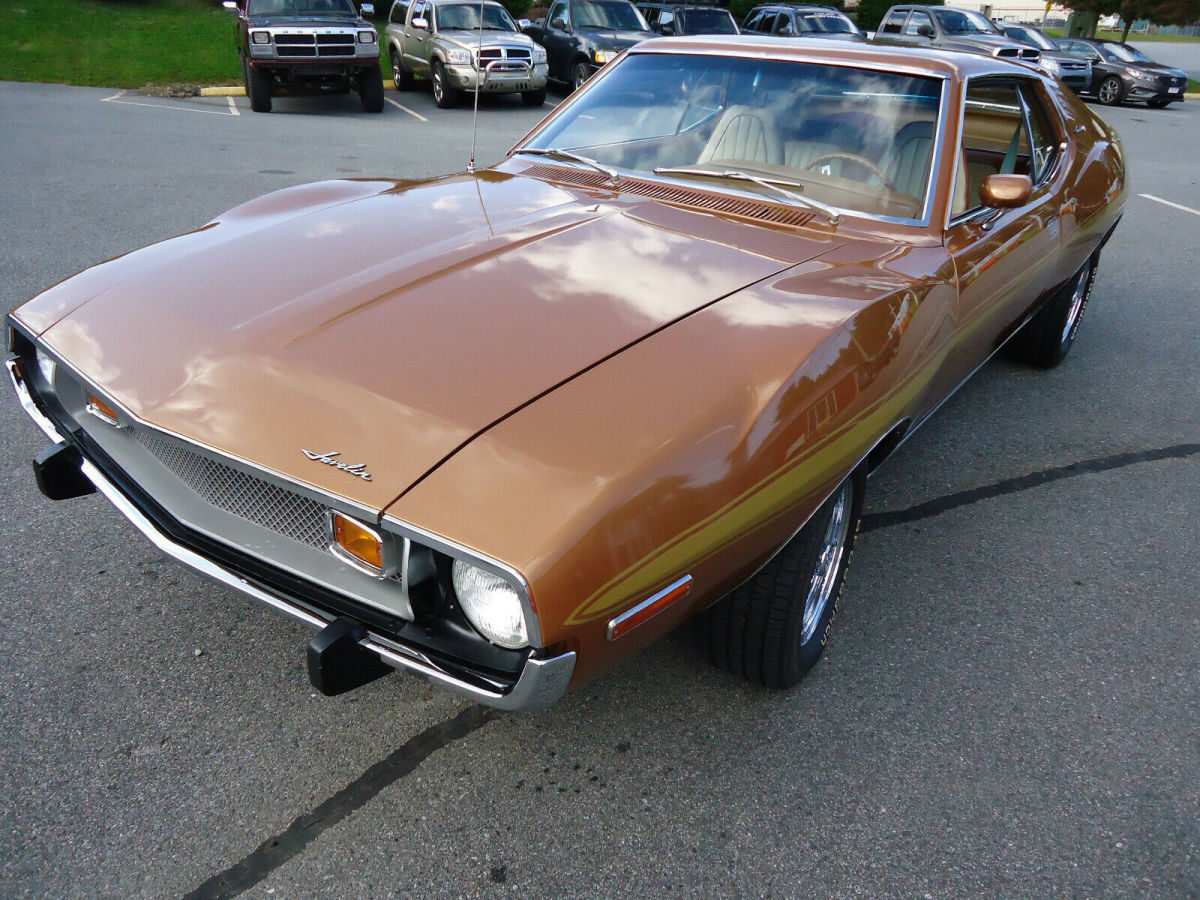 1974 AMC JAVELIN 360 CUBIC INCH ENGINE 4 BARREL CARBURETOR FULLY RESTORED POWER 1974 AMC Javelin