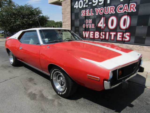 1974 AMC Javelin AMX Coupe 360ci V8 Go Pack AC Headers Exhaust American Motors L 1974 AMC Javelin