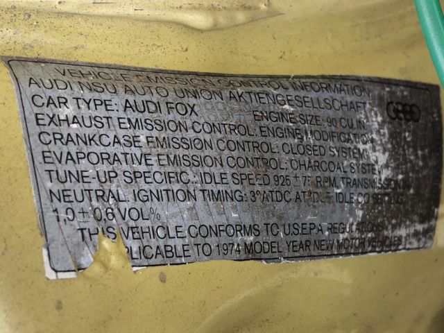 1974 Audi Fox - photo 10