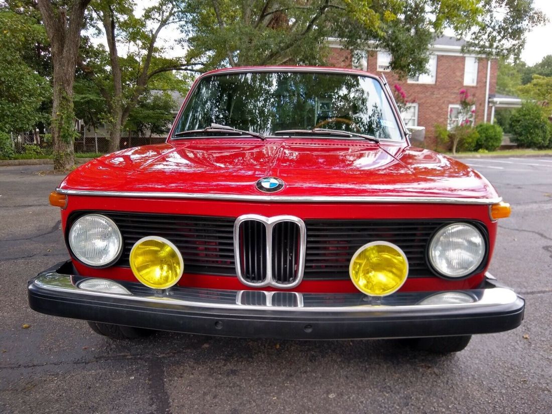 1974 BMW 2002 Coupe Red RWD Manual 1974 BMW 2002