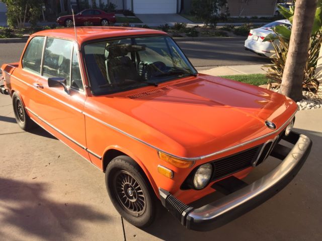 1974 BMW 2002 Orange VIN #4227629 1974 BMW 2002
