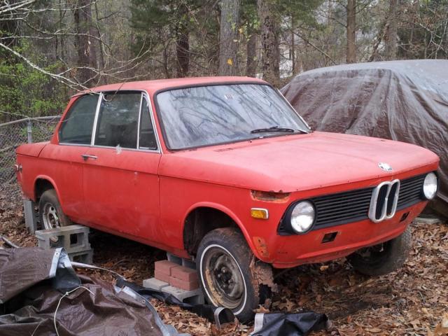 1974 BMW 2002 --Very Rare Automatic-- NO TITLE PROJECT CAR or PARTS RESTORATION 1974 BMW 2002 Automatic