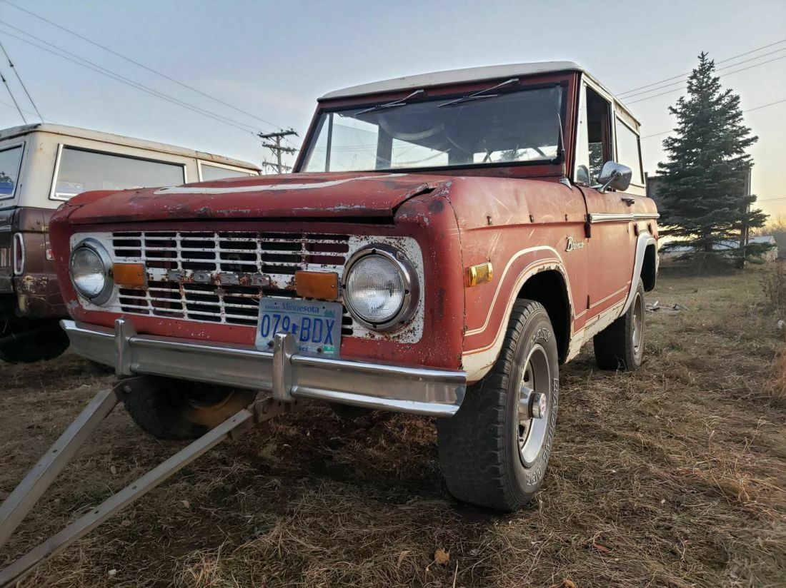 1974 Bronco Ranger, 302 V8, 3-Speed Manual, Ginger Interior, Heavy Duty Pkg 1975 Ford Bronco