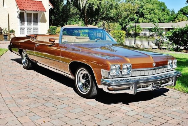 1974 Buick Lasabre Luxus 455 cid V8, Power Steering, Brakes, Windows, Top, Seat 1974 Buick LeSabre Convertible