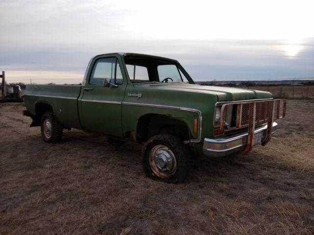 1974 C20 Chevy chervolet pickup PARTS TRUCK or fudder foundation + transfer case 1974 Chevrolet C/K Pickup 2500 Custom
