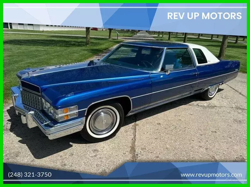 1974 Cadillac Coupe DeVille D'Elegance Original Survivor With Only 15K Miles 1974 Cadillac DeVille 15K Miles ~ 200+ PICTURES ~ 20+ Minute Test Drive VIDEO