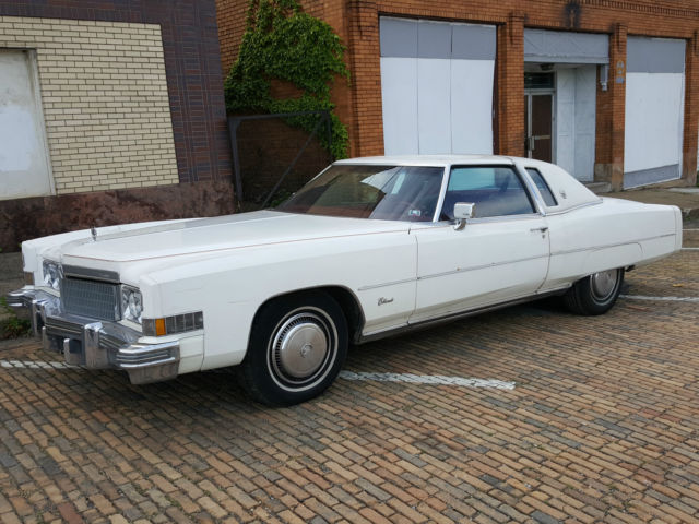 1974 Cadillac Eldorado - ALL Original Car - Rare Factory Sunroof - Nice Find 1974 Cadillac Eldorado