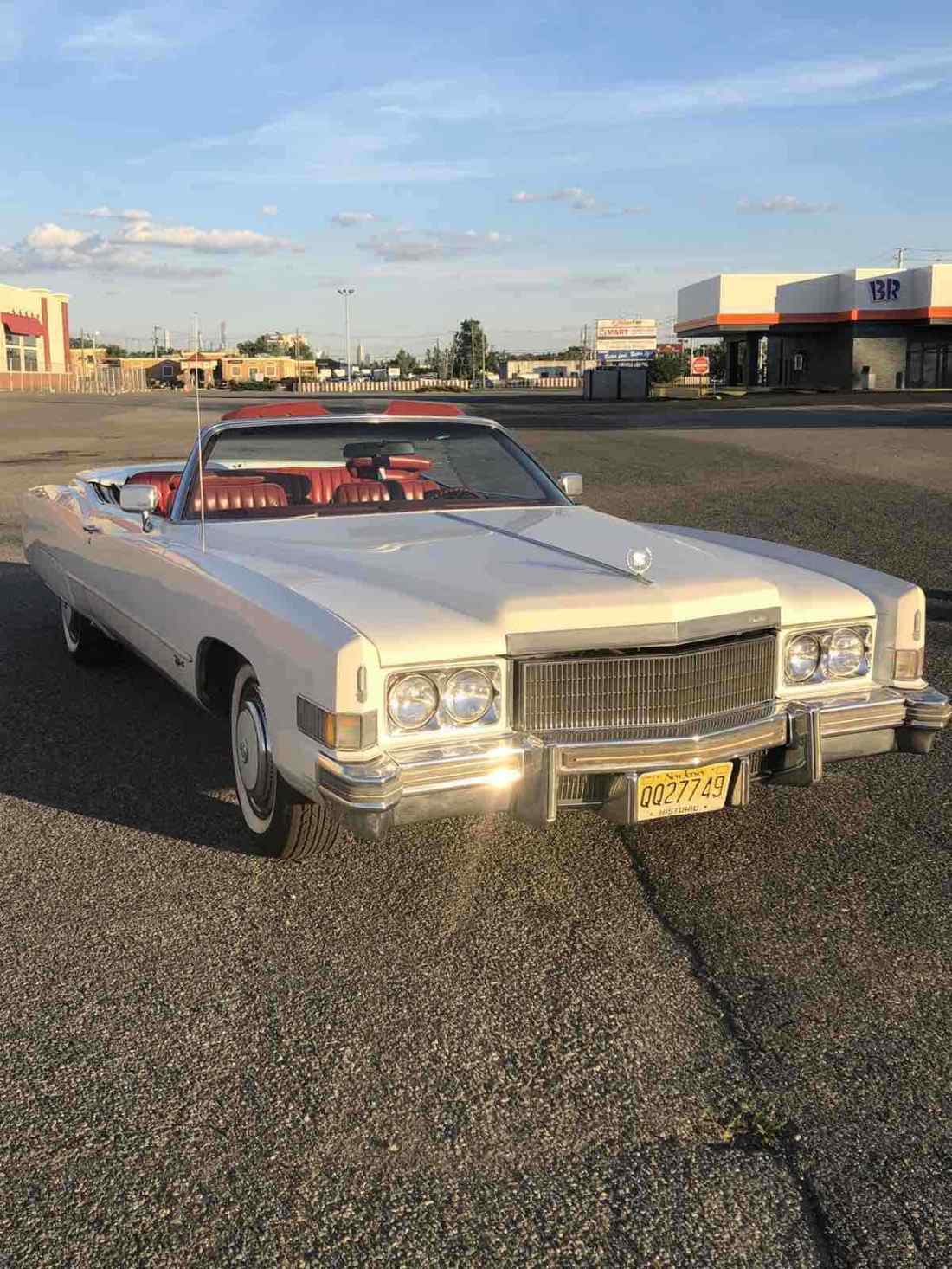 1974 Cadillac Eldorado Convertible Convertible White FWD Automatic 1974 Cadillac Eldorado Convertible