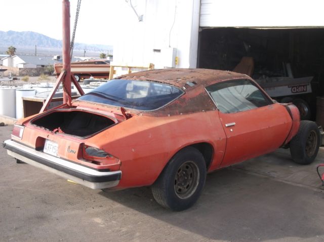 1974 camaro auto a/c car solid California except roof rusted out 1974 Chevrolet Camaro