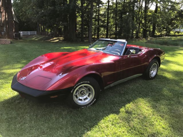 1974 Candy Apple Red Chevrolet Corvette (20 Year Restoration) 1974 Chevrolet Corvette