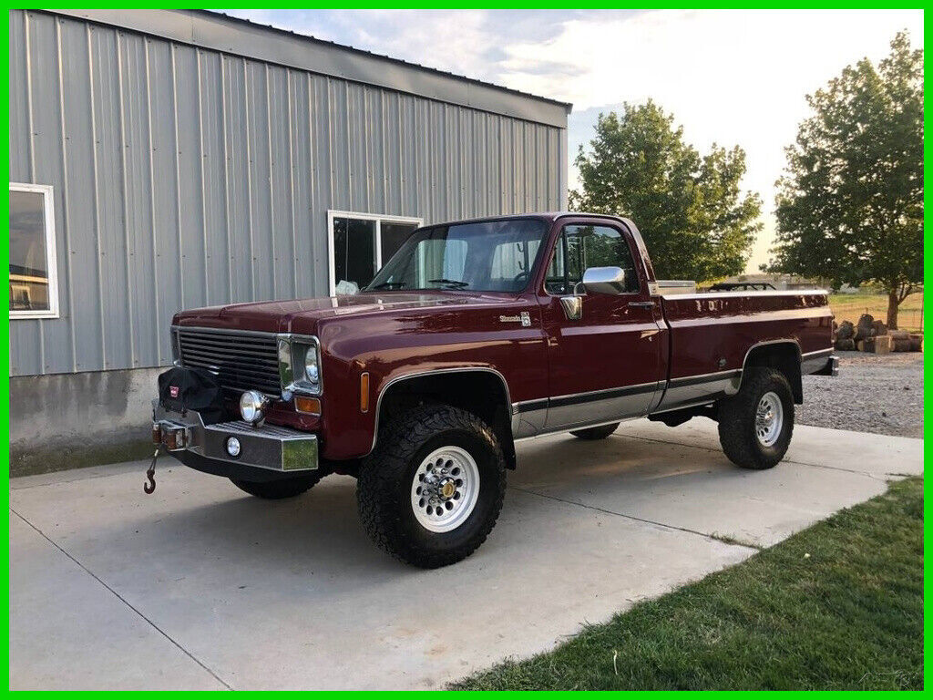 1974 Chevrolet 454 Big Block Automatic Pickup Truck 1974 Chevrolet Silverado Silverado 4X4