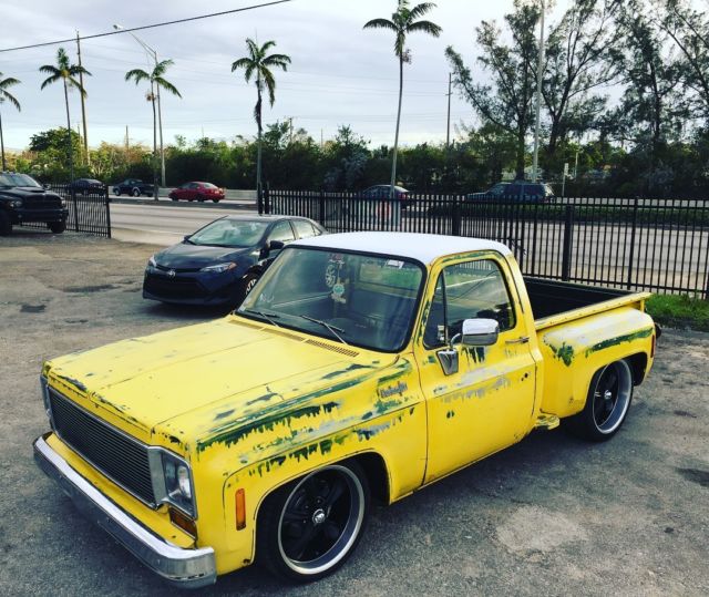 1974 Chevrolet c10 stepside LS swapped patina distressed look Runs great 1974 Chevrolet C-10 Custom