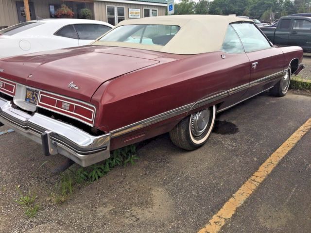 1974 Chevrolet Caprice Classic Convertible 454 factory big block - photo 4