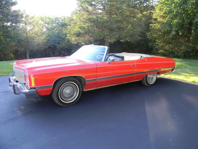 1974 Chevrolet Caprice Classic RARE 454 convertible 1974 Chevrolet Caprice Classic Convertible 454 V-8