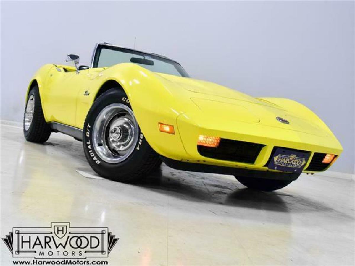 1974 Chevrolet Corvette 17775 Miles Yellow Convertible 350 cubic inch V8 Automa 1974 Chevrolet Corvette