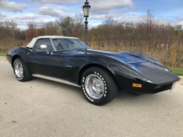 1974 Chevrolet Corvette 5.7 C3 Convertible Black RWD Manual 1974 Chevrolet Corvette 5.7 C3