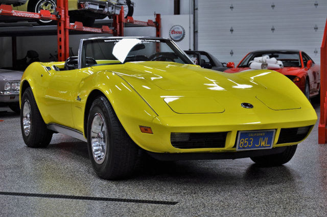 1974 Chevrolet Corvette Convertible 52,459 Miles Bright Yellow Convertible 5.7 1974 Chevrolet Corvette --