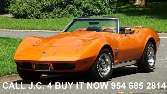 1974 CHEVROLET CORVETTE CONVERTIBLE RARE COLOR 54,000 MILES MUST SEE THIS ONE 1974 Chevrolet Corvette SEE FULL ITEM DESCRIPTION BELOW 954 658 2814