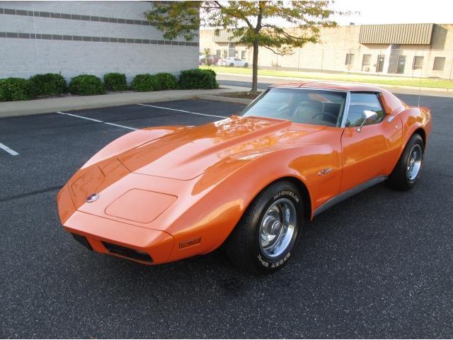 1974 Chevrolet Corvette Coupe L-82 4 Speed Manual T-Tops Orange Rare Find 1974 Chevrolet Corvette Coupe L-82