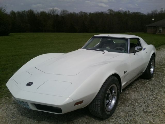 1974 Chevrolet Corvette Stingray Coupe, Pearl White, 300 HP Affordable Fun! 1974 Chevrolet Corvette Coupe