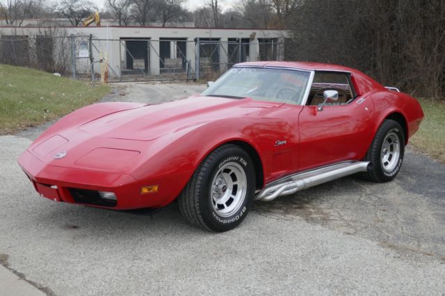 1974 Chevrolet Corvette CORVETTE-STINGRAY-4 SPEED-T-TOPS-RED-SPLIT BUMPER - photo 3