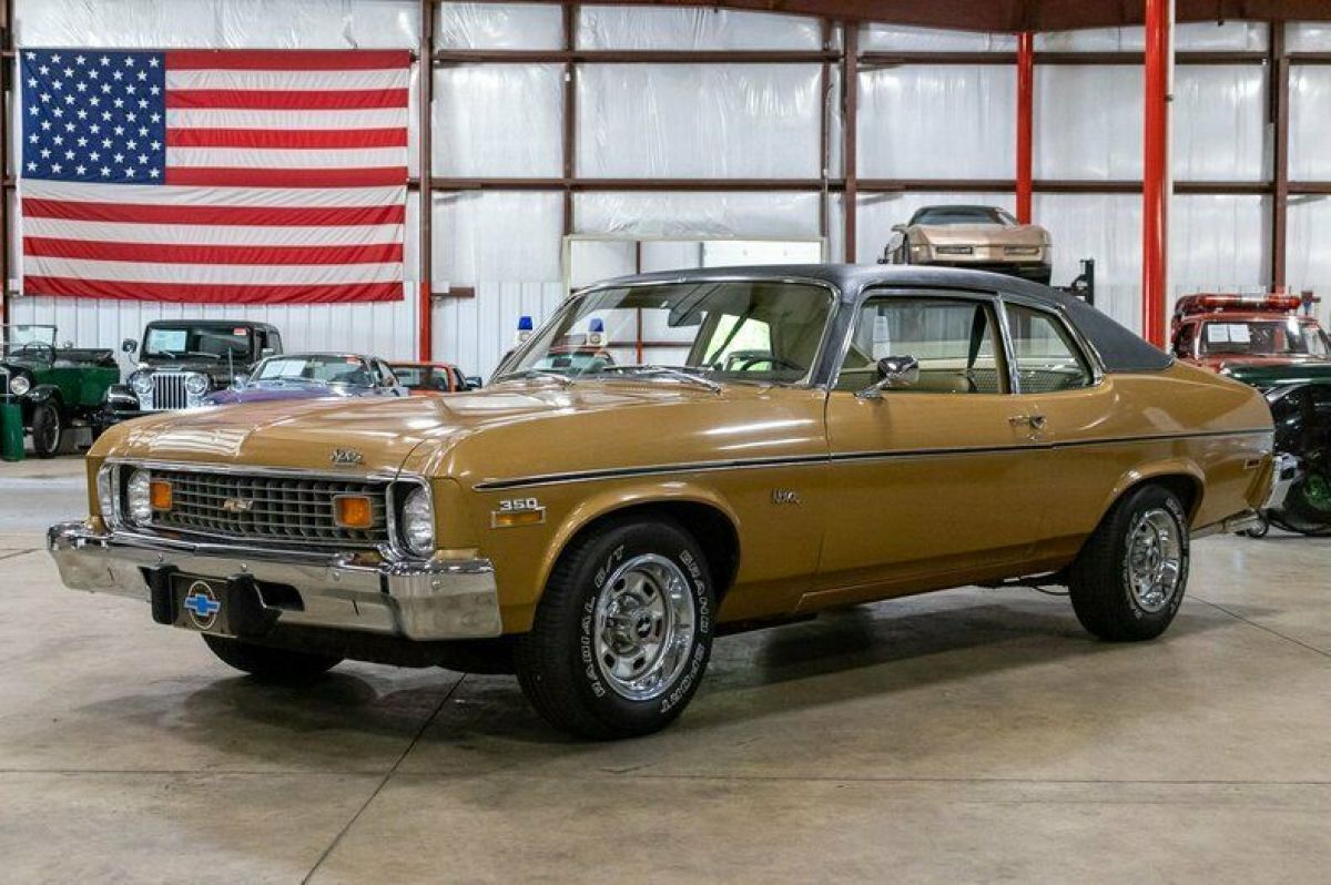 1974 Chevrolet Nova 17118 Miles Light Gold Metallic Coupe 350ci V8 Automatic 1974 Chevrolet Nova