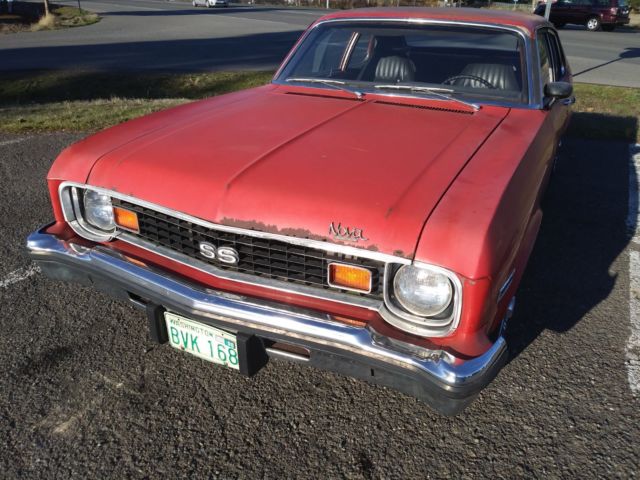 1974 Chevrolet Nova SS, 350, tach, posi, bucket seats, 1 owner, survivor! 1974 Chevrolet Nova SS, 350, tach, posi, bucket seats, survivor!