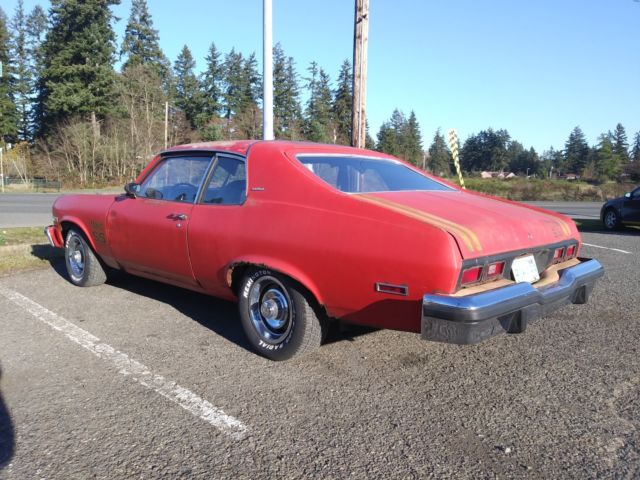 1974 Chevrolet Nova SS, 350, tach, posi, bucket seats, survivor! - photo 2