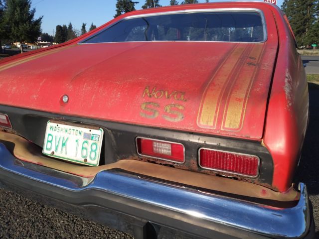 1974 Chevrolet Nova SS, 350, tach, posi, bucket seats, survivor! - photo 4