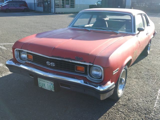 1974 Chevrolet Nova SS, 350, tach, posi, bucket seats, survivor! - photo 5