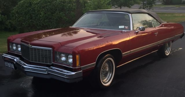 1974 Chevy Caprice Convertible 59,487 Original Miles! Runs Great! 1974 Chevrolet Caprice Classic Convertible 2-Door