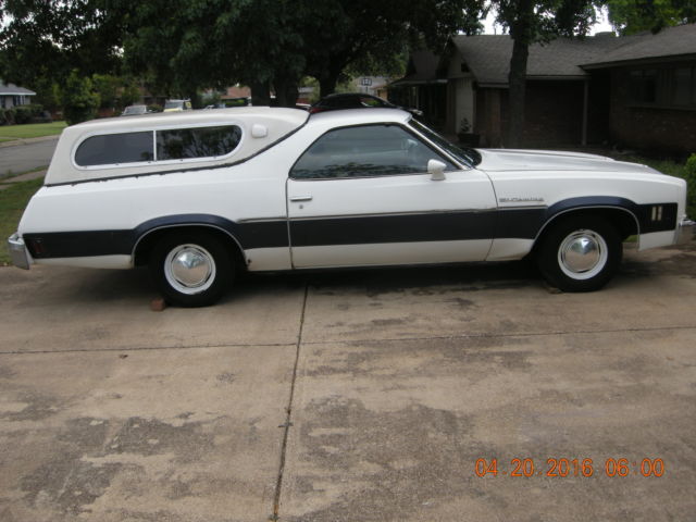 1974 Chevy El Camino Classic 2 Dr, 6cly engine Standard with camper top 1974 Chevrolet El Camino