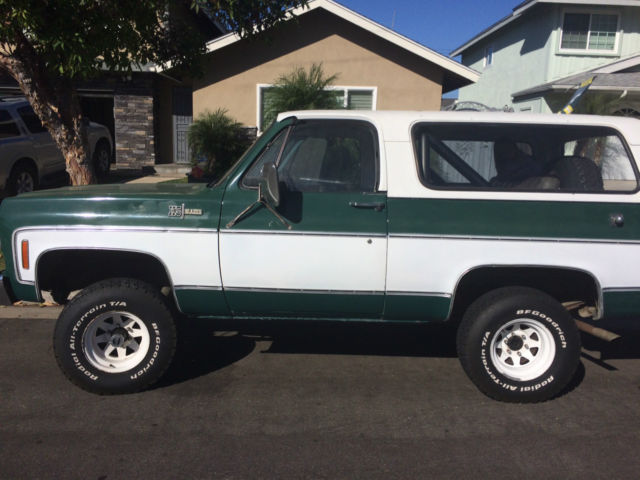 1974 Chevy K5 Blazer 4x4 Automatic Convertible Chevrolet 1974 Chevrolet Blazer Custom Edition