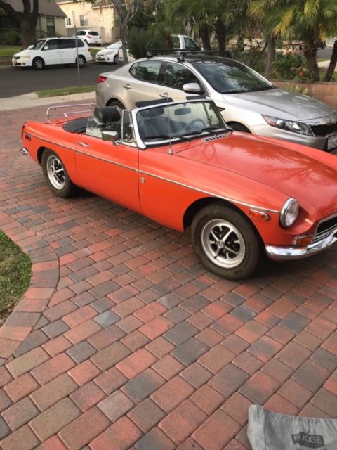 1974 Chrime Bunper all original MGB Roadster 1974 MG MGB