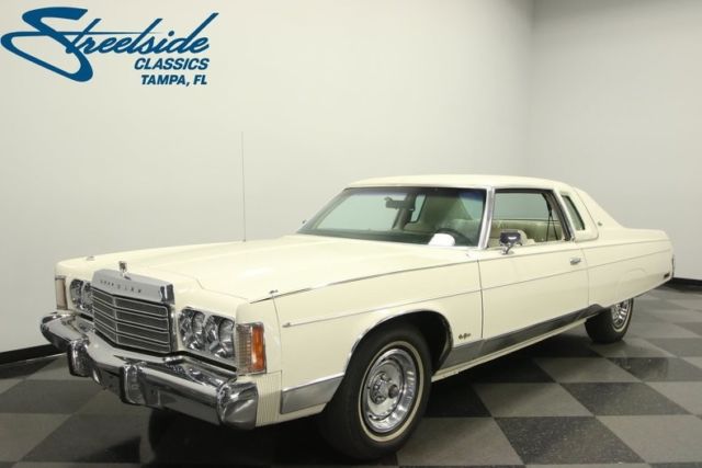 1974 Chrysler New Yorker Brougham 15312 Miles Sapporo White Hardtop 440 V8 3 Sp 1974 Chrysler New Yorker Brougham --