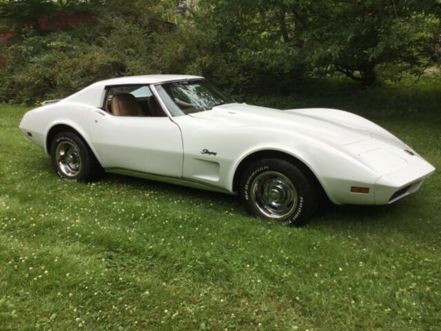 1974 Corvette 454 4 speed white t-top...low miles survivor matching numbers 1974 Chevrolet Corvette 454
