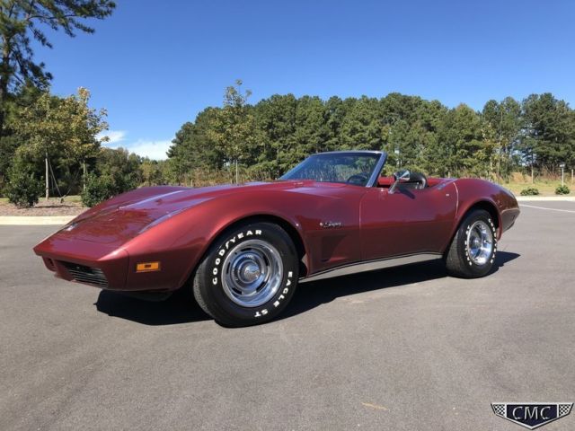1974 Corvette L-82 350HP #'s Match Convertible 4SPD Both Tops Al Knoch Rare 1974 Chevrolet Corvette