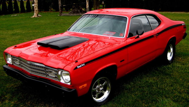 1974 Coupe Resto-Mod,Red/Blk,Fresh 451 Stroker w/500Hp,727trans,8 3/4Rearw/410's 1974 Plymouth Duster