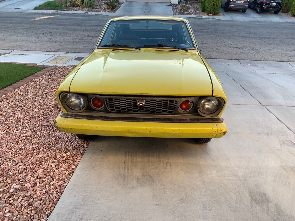 1974 Datsun B-210 Coupe Yellow RWD Manual 1974 Datsun B-210