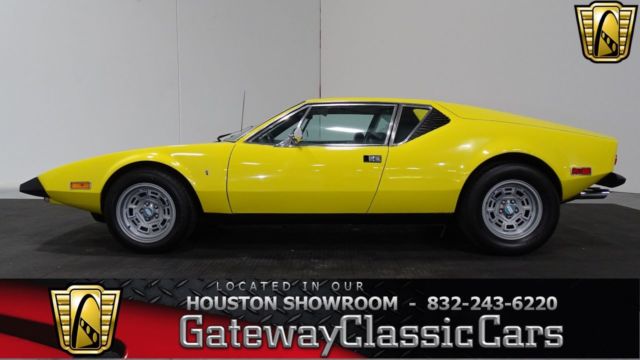 1974 DeTomaso Pantera 0 Yellow Coupe 351 CID V8 5- Speed Automatic 1974 De Tomaso Other --