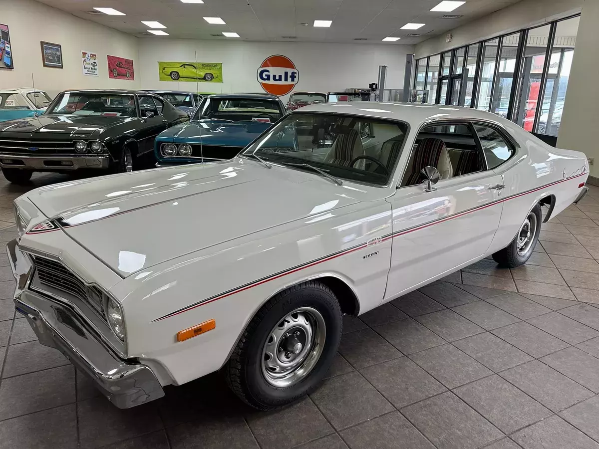 1974 Dodge Dart Hang 10 White w/ 318 Numbers Matching V8 & 1974 Dodge Dart Hang 10