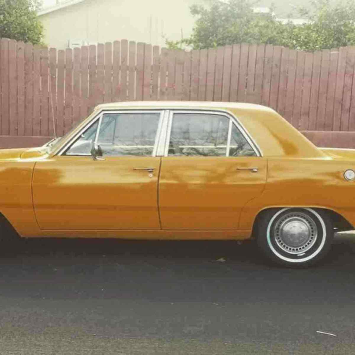 1974 Dodge Dart Sedan Yellow FWD Automatic 1974 Dodge Dart