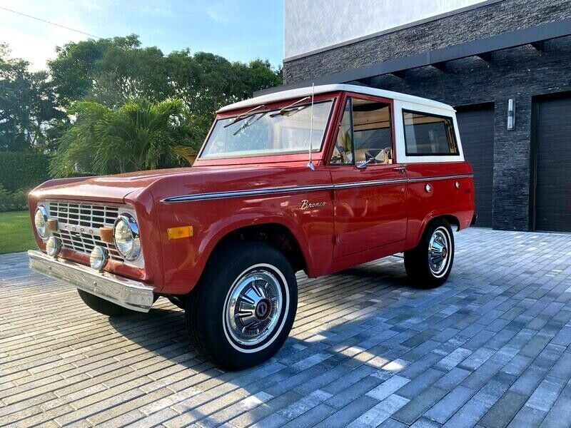 1974 Ford Bronco 501 Miles Orange SUV Select 1974 Ford Bronco