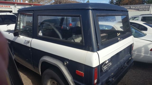 1974 Ford Bronco Project (no engine) 1974 Ford Bronco