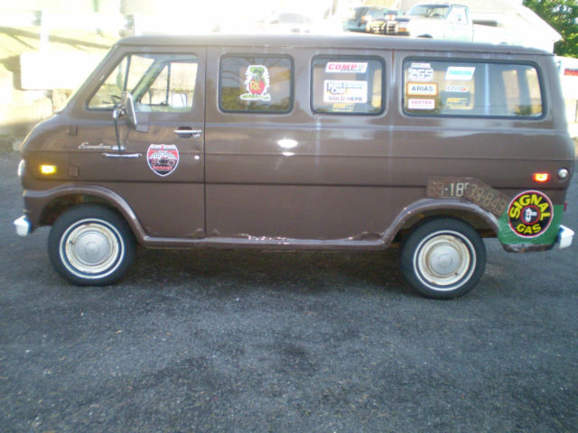1974 FORD E-100 SHORTY VAN RAT ROD SURF VAN PATINA ECONOLINE RAT ROD MUST SEE 1974 Ford E-Series Van