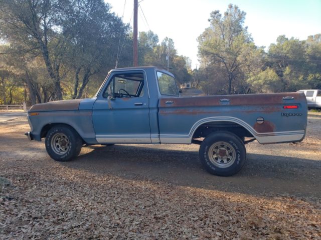 1974 Ford F-100 2WD Fleet Side (Style Side), Short Bed, Big Block, Pick-up Truck 1974 Ford F-100 Explorer