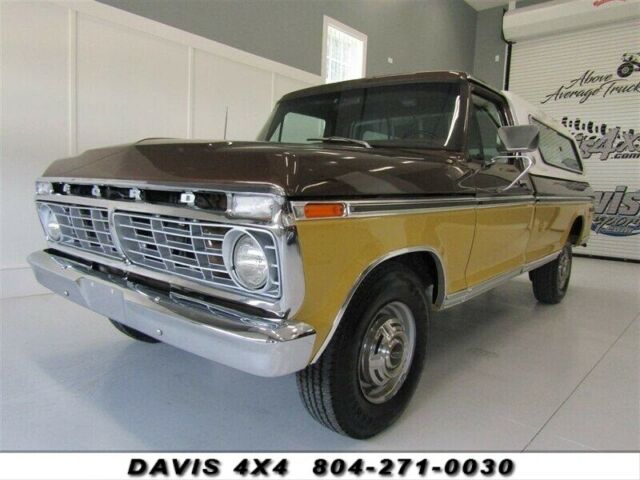 1974 FORD F-350 F-250 Ranger XLT Camper Special Restored Classic 8880 Miles Cham 1974 Ford F-350 F-250 Ranger XLT Camper Special Restored Classic