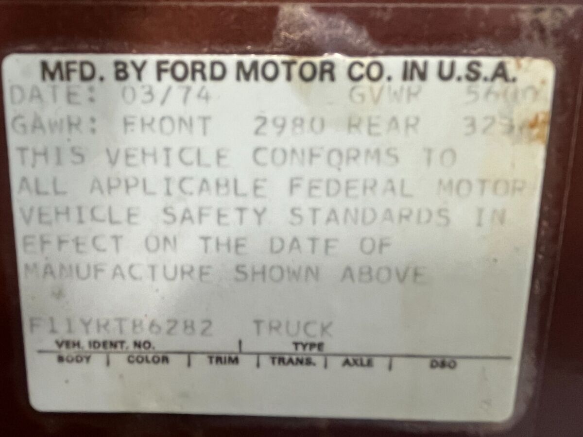 1974 Ford F-100 - photo 13