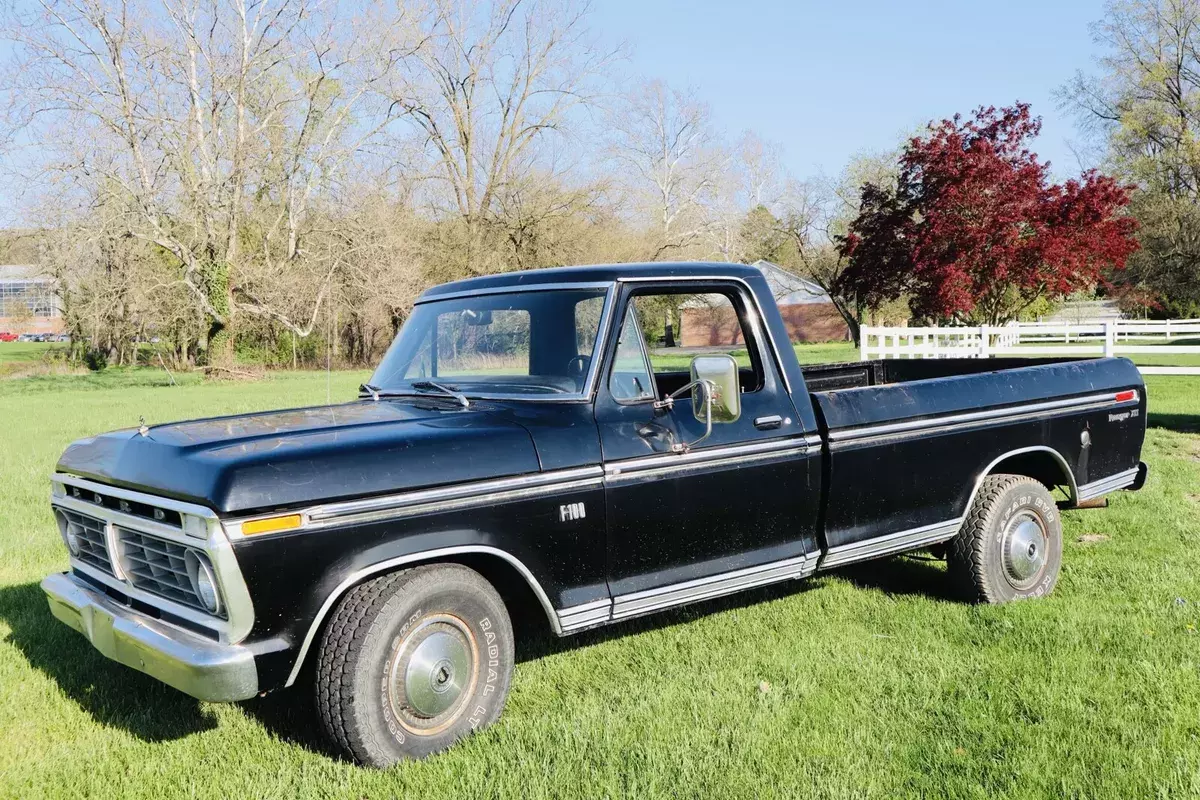 1974 Ford F100 Pickup Black Ranger xlt 1974 Ford F100 Ranger xlt